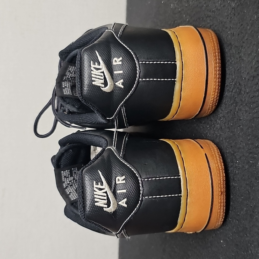 NIKE AF1 BLACK WITH GUM SOLE BFPM-01-107 - Picture 3 of 13